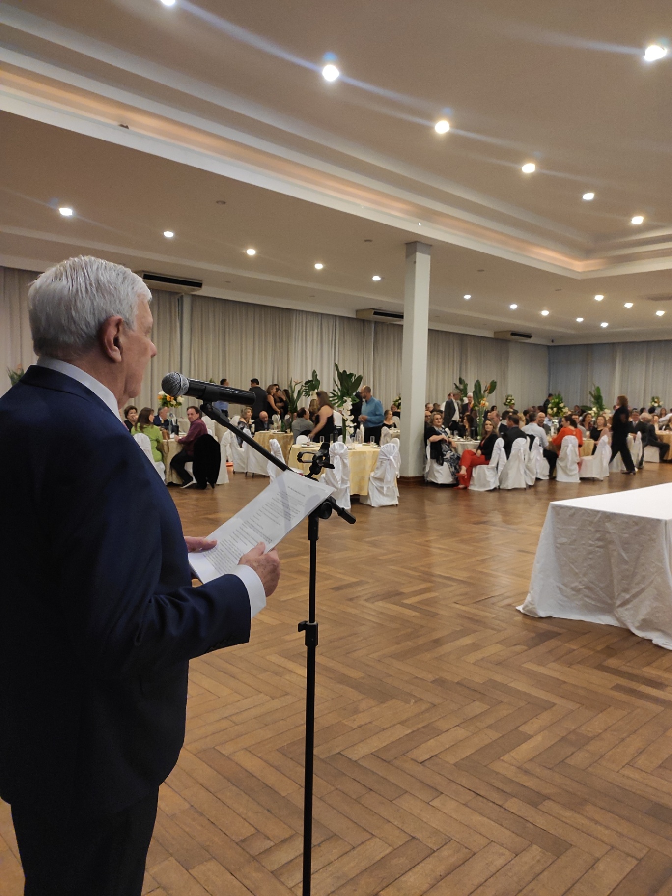 Discurso de boas-vindas aos convidados