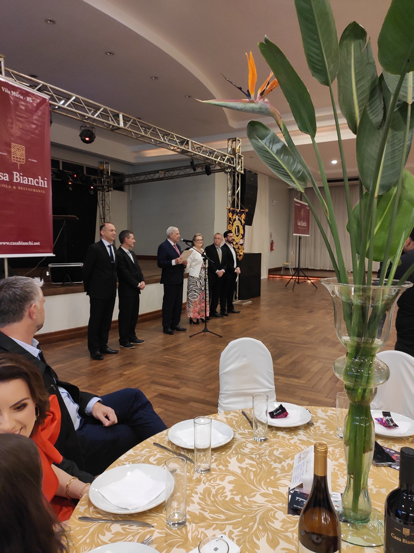Homenagens da comissão organizadora